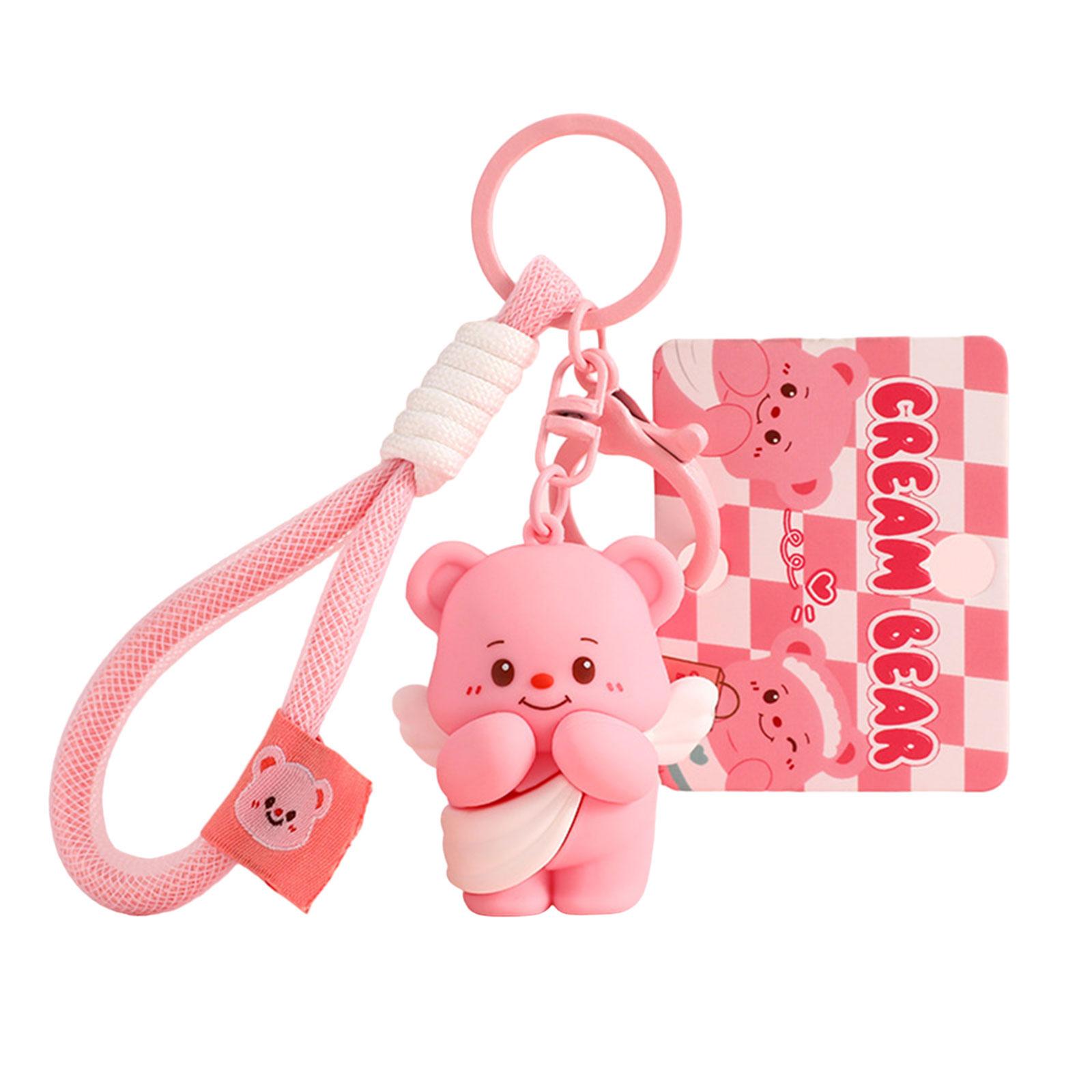 

Модный брелок в виде медведя, подвеска в виде крыла чемодана, брелок в виде животного для сумок, телефонов, школьных сумок C