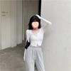Women's High-Waisted Cardigan & Long-Sleeve Slim Fit Shirt - 2025 Spring/Autumn Fashion