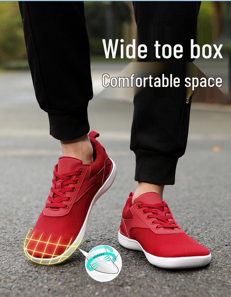 Unisex Breathable Flyknit Wide Last Hiking & Running Shoes