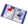 LIHIT LAB Business Card File, Replaceable, A4, 30 Holes, 800 Cards, Black G8803-24