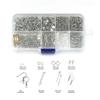 Boxed Earrings Accessories Diy Handmade Earrings Flat Bottom Needle Ear Hook 9-Character Needle