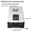 5000W High-Power Sine Wave Inverter: 12V-96V to 220V Customizable