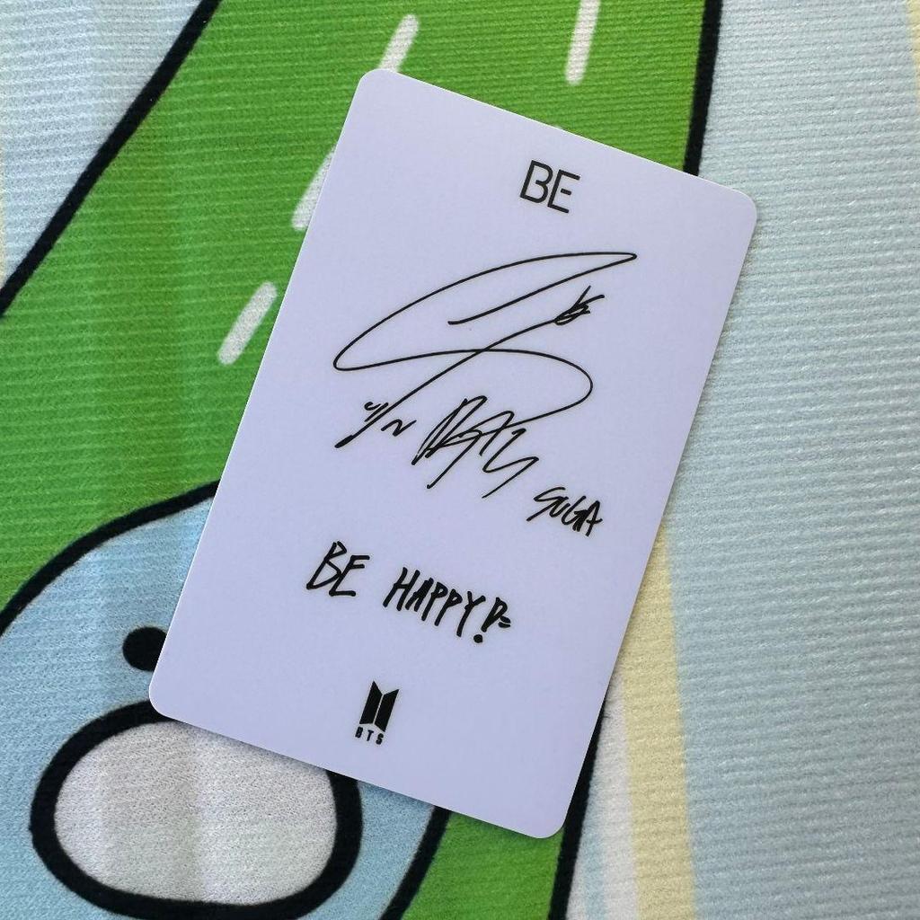 [USED] BTS BE Unreleased Lucky Drop SUGA Yoongi Trading Card