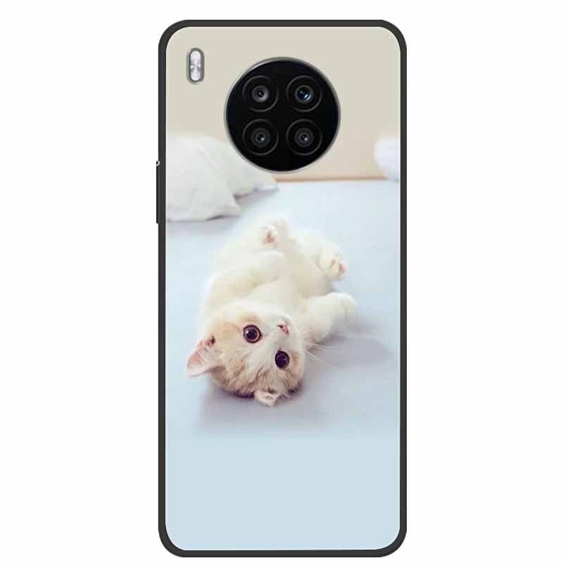 For Huawei Nova 8i Case Shockproof Soft silicone TPU Back Cover For Huawei Nova 8i Phone Cases Nova8i Nova 8 i 2021 Cute Cartoon