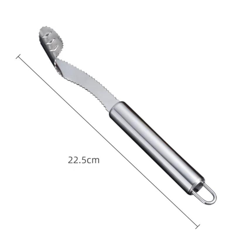 Pepper Seed Corer Remover Vegetable Tool Stainless Steel Jalapeno Cucumber Serrated Edge Coring Gadget Kitchen Accessories