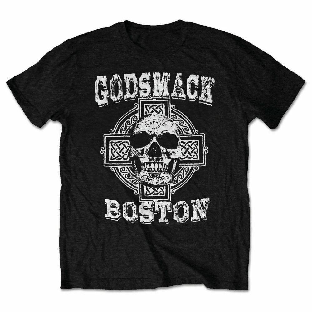 

Футболка унисекс Godsmack Boston с черепом