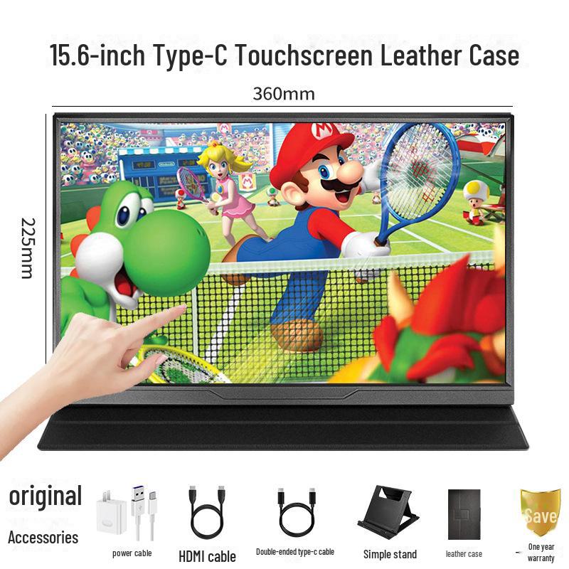 14/15.6-inch Touchscreen Portable Display for Laptop, PS4, Switch Expansion
