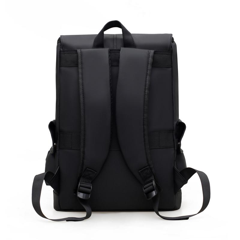 Minimalist Waterproof Backpack with Front Zipper Pocket Laptop Compartment Men's and Women's Urban Style Bag