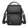 Jiamida Men's Genuine Leather Multi-Pocket Messenger Bag, Fits 7.9" iPad