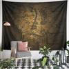 Middle Earth Map Antique Design Vintage Style Patterned Tapestry for Bedroom and Living Room Home Decor Sofas