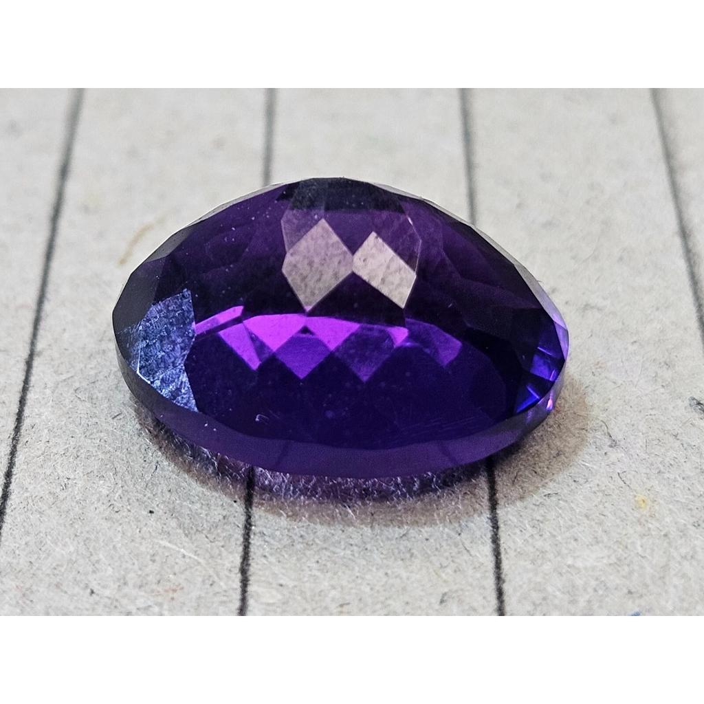 Purple Amethyst Oval Cut 10-11 Ct Beautiful Certified Loose Gemstone