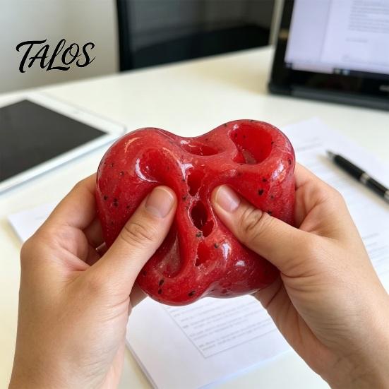 Anxiety Relief Toy 1/2Pcs Shapeable Watermelon Squeeze Toy, Stress Fruit Sensory Moldable Ball Pinch Fidget Home Office Relaxation Tool
