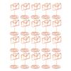 20pcs Memo Clip Lovely Rose Gold Small Envelope Shape Table Number Holder Photo Card Stand for Wedding Office