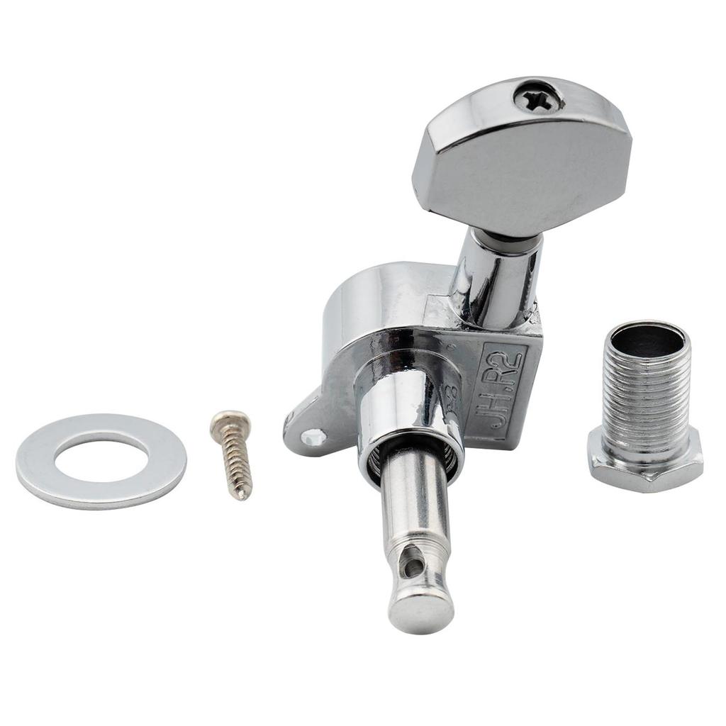 Musiclily Pro Electric Guitar Tuners for Chrome 6-in-line Stratocaster/Telecaster Guitars, Finish.