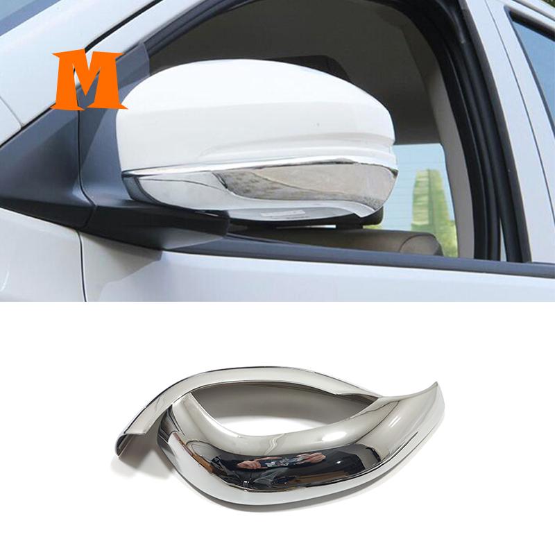 2pcs for Honda Freed 2017 2018   Accessories ABS Chrome/Carbon Car Side Door Rearview Turning Mirror Strip Cover