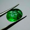 Natural Green Colombian Emerald 7ct Oval Cut Certified Loose Gemstone