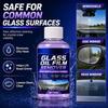 Car Glass Oil Film Cleaner with Towel, Liquid Care for Rain Traces, Water Spots and Grime Buildup on Window Glass, Mirrors and Windshields