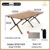 Portable Carbon Steel Foldable Picnic & Camping Table