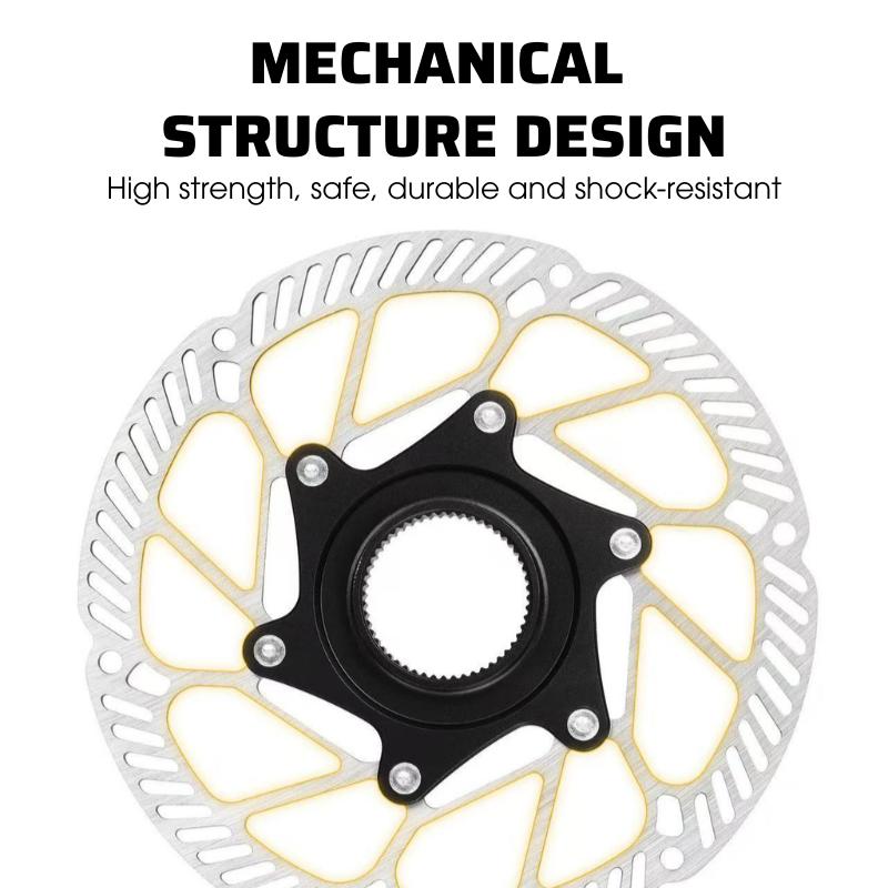 IIIPRO רוטור בלם דיסק Centerlock אולטרה-קל לאופניים כביש דיסק בלם פיזור חום הידראולי רוטור דיסק 140/160/180/203 מ"מ