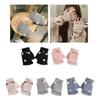 2pack Flexible Finger Movement Gloves Cold Weather Knitted Gloves Child Gloves for Daily Use