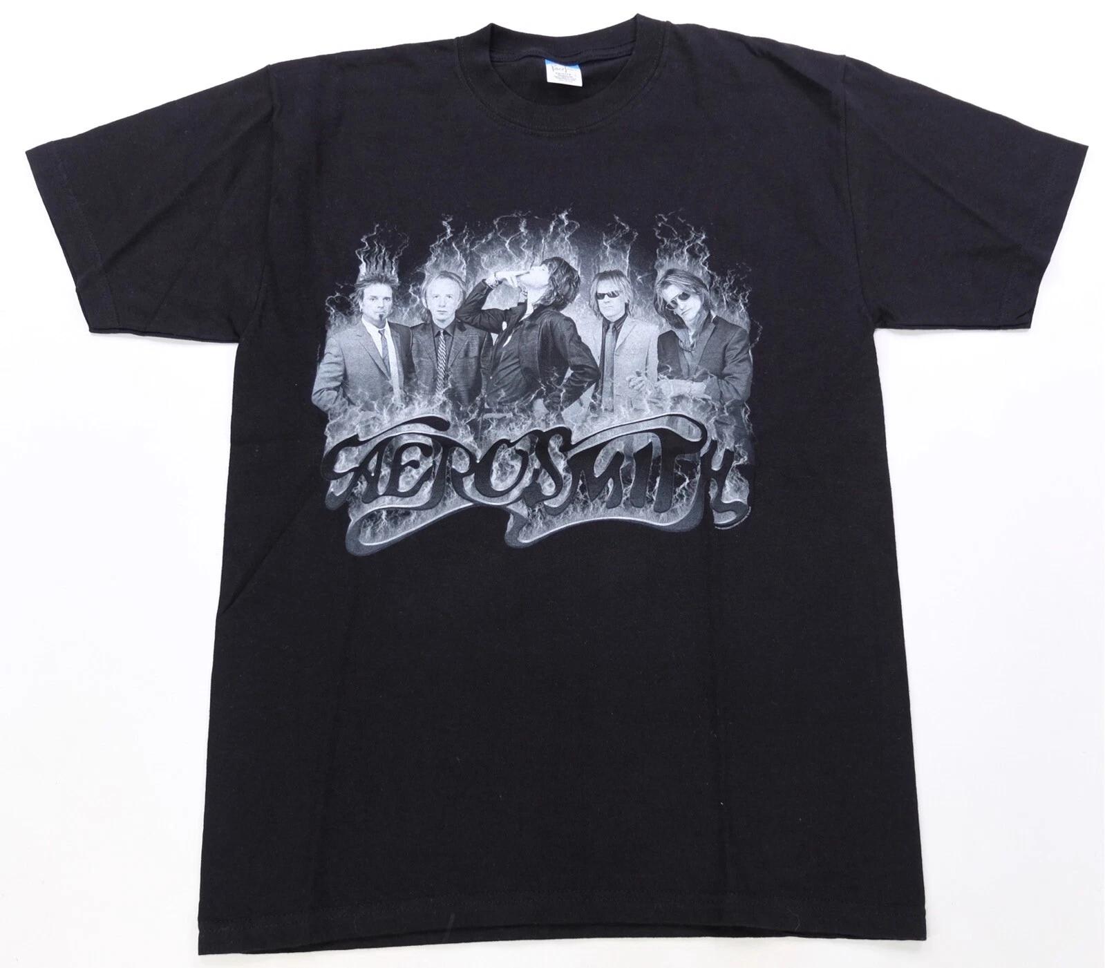 Rare Vintage PACIFIC SPORTS Aerosmith Concert Tour Merch T Shirt 2010s Band SZ L XL
