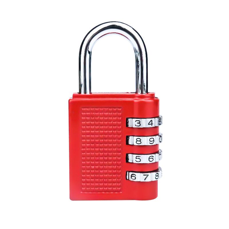 In-Stock Extendable Zinc Alloy 4-Digit Combination Lock - Anti-Theft Padlock for Dorms, Gyms, and More