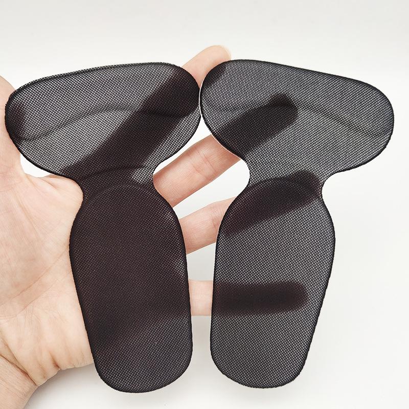 Damen Silikon Fersenpolster: Anti-Reibungs-T-Form-Aufkleber, Rutschfest, Schmerzschutzpolster für High Heels