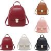 Mini Mochila Feminina Mochila de Couro PU Mochila Escolar Bolsa de Mão Bolsas de Ombro