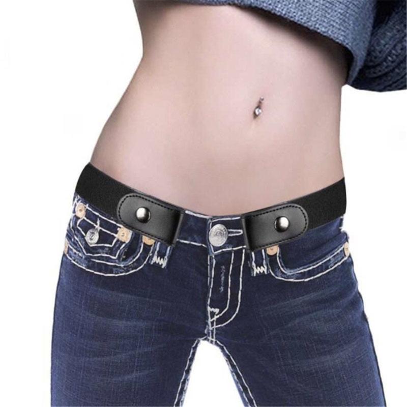 Elastic Belt With Durable Buckles Perfect For Office Party Or Travel 3cm Width 100cm Length 8 Colors Choices