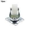 250G Swivel Casters 4/12pcs Mount Ball White/silver
