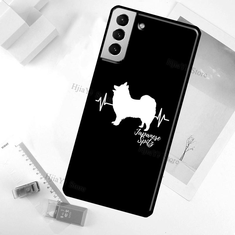Japanese Spitz Dog Case For Samsung Galaxy S23 Ultra Note 20 10 S9 S10 Plus S20 S21 FE S22 Ultra Phone Cover