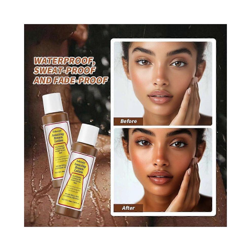 (HNĚDÉ MLÉKO)Úžasné Maui Babe After Browning Lotion Rychlé Tmavé Opálení 100ml Opalovací NOVÉ