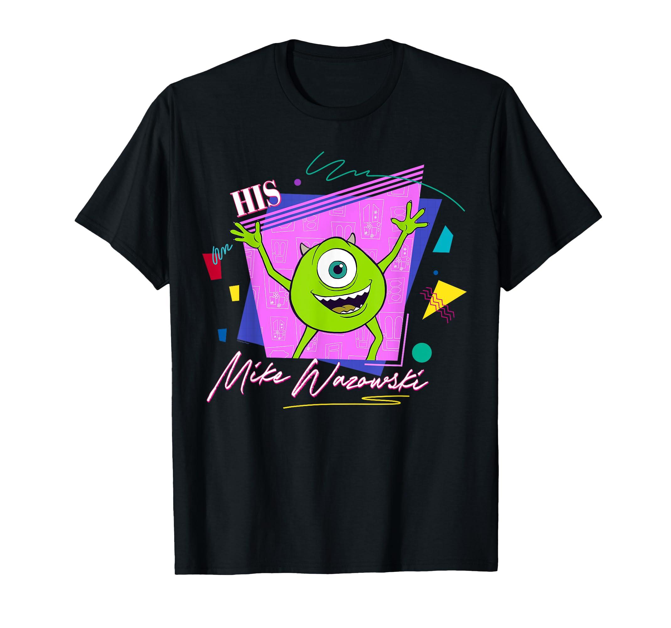 Disney Pixar Monsters, Inc. Couple Matching His Mike T-Shirts