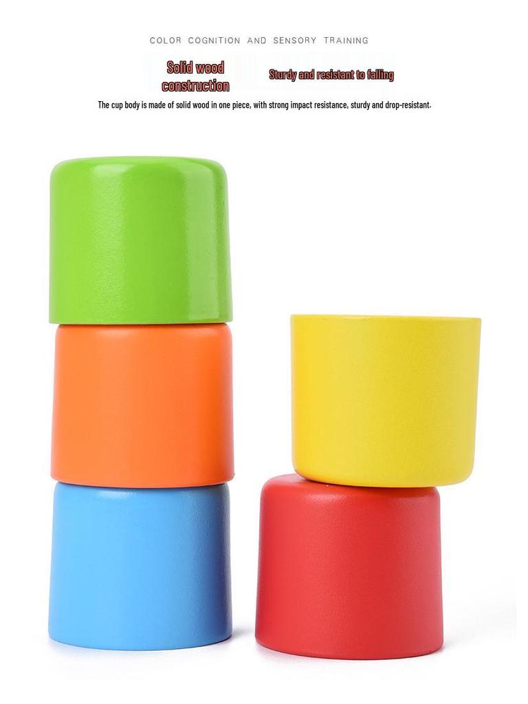 Colorful Educational Wooden Toy Jigsaw Puzzle for Toddlers and Kindergarten Table Games