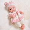 30cm Silicone Reborn Baby Doll - Soft Sleep Companion & Child Role-Playing Toy
