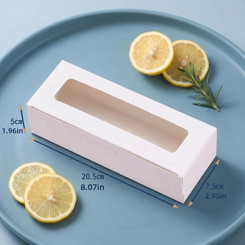 5/10 Peças Caixa de Papel Kraft para Macaron Bolo Biscoitos Embalagens para Bolos da Lua Caixas de Embalagem Casamento Aniversário Lembrancinhas Festival Pacote de Presente