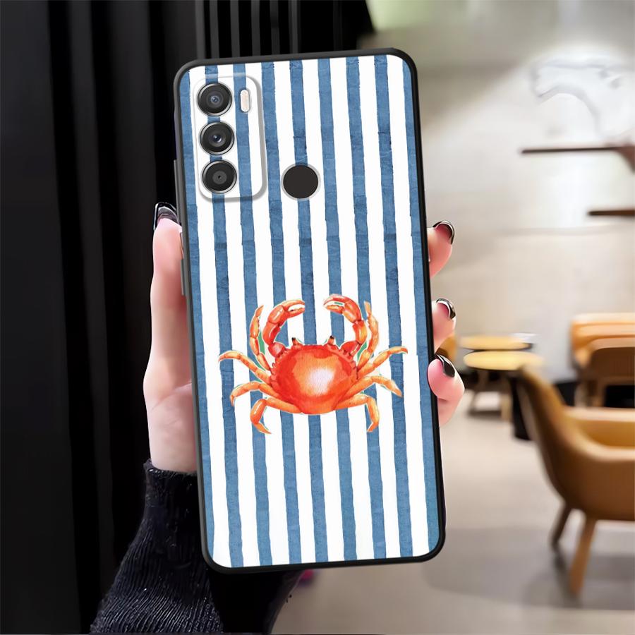 Marine Animals Case for Moto S30 Pro Edge 20 30 X30 Pro Soft Back Phone Cover