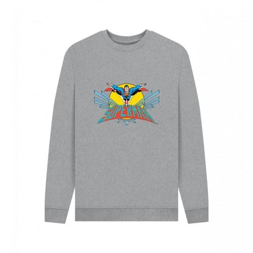 Superman Unisex Adult Official Flying Sweatshirt