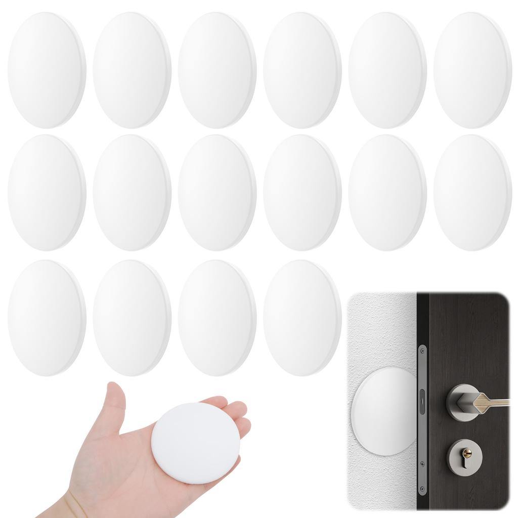 4/16 st Dörrstoppare Väggskydd Självhäftande Dörrstoppare Väggskydd Buffert Skyddande Enkel Installation Dörrhandtag Stötdämpande Kuddar