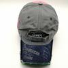 Fashion Letter Embroidered Baseball Cap With Wide Brim For Outdoor Casual Wear