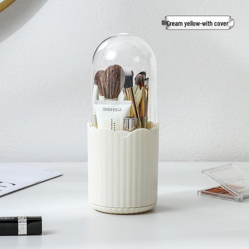 Makeup Brush & Lipstick Storage Tube – Dustproof, Multi-Function Desktop Organizer