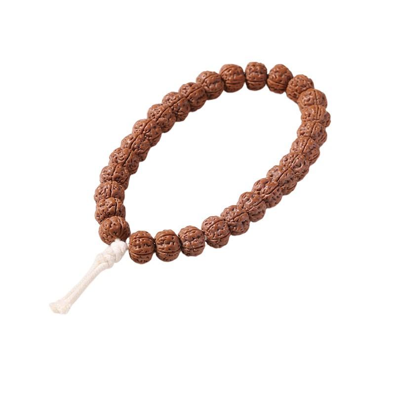 Nepal Pure Seed Rudraksha Bracelet Handheld Mala Beads Vintage High End Jewelry