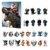 Viking Dragon Advent Calendar Blind Box Hanging Ornament 24 Unique Acrylic Decor Christmas Home Party