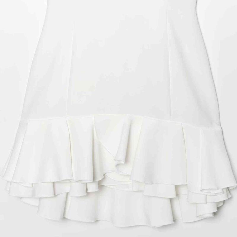 Jnleaog Spring New Arrival Women's Clothing Fashion Style Laminated Decoration Hanging Collar Mini Dress 3560536712
