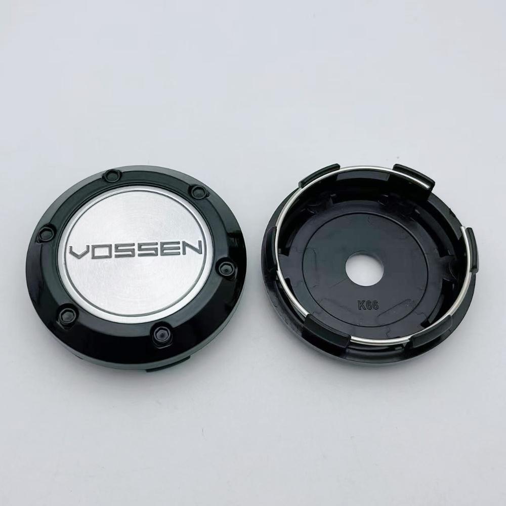 4pcs/Set 66MM 62MM VOSSEN Logo Emblem Badge Car Wheel Center Caps Rim Hubcap Wheel Hub Center Dust Cover Replace Car Accessories