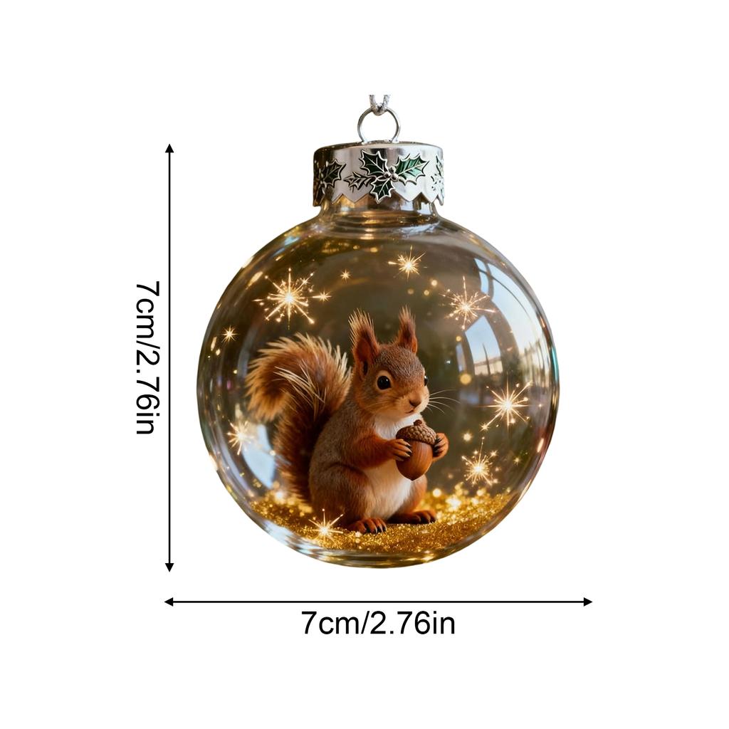 Christmas Decoration Home Decoration Small Model Playful Animal Decoration Ball