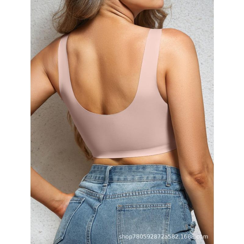 Women's Seamless Wireless Push Up Bralette Comfortable Invisible Everyday Bra
