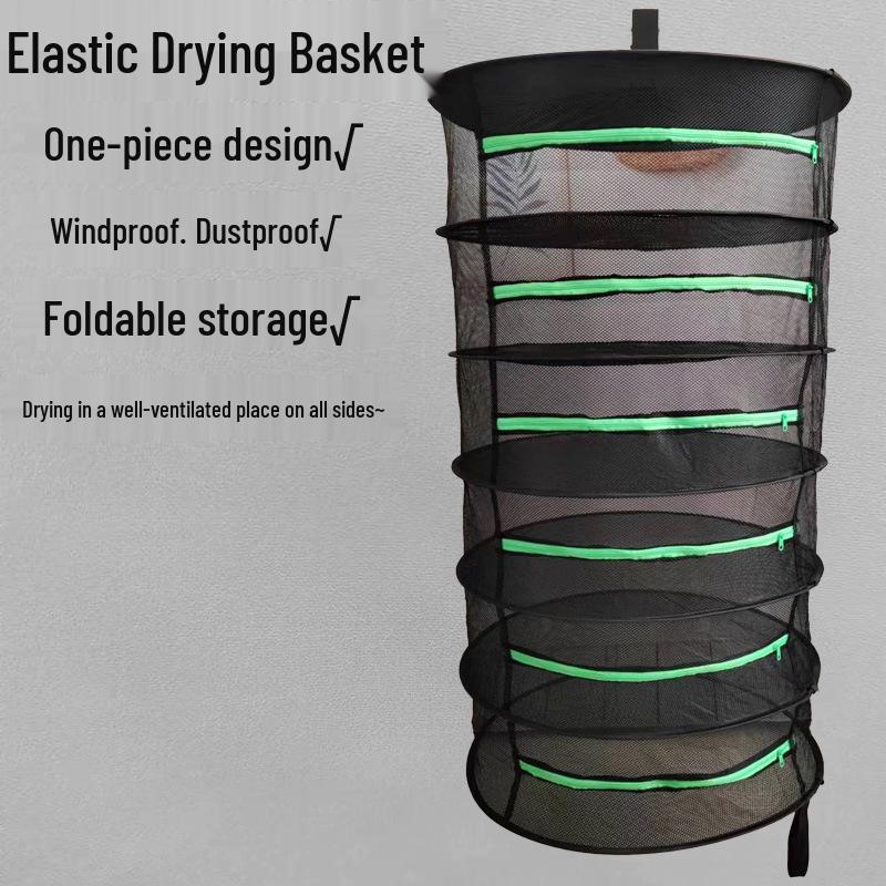 Foldable Multi-layer Herb Drying Rack and Net