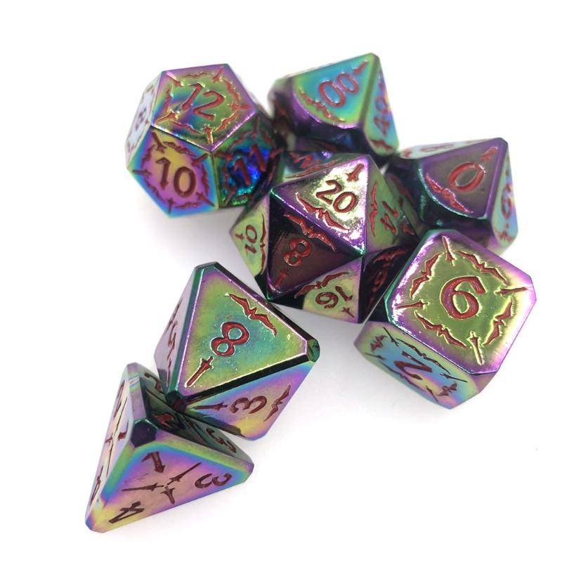 Multi-faceted Alloy Dice Game Props Educational Toys Club/Party Accessories