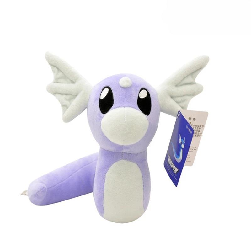20-68cm Kawaii Anime Flash Dragonite Mini Dragon Dragonair Cartoon Soft Plush Doll Throw Pillow Child Birthday Gift